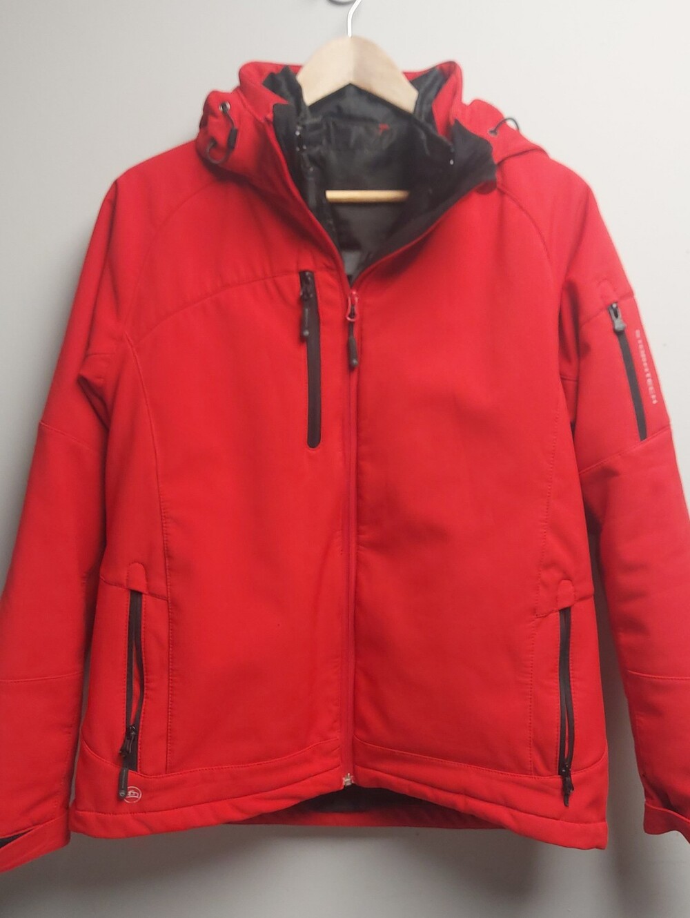 Stormtech H2XTREME Red Softshell Waterproof Hooded Jacket - Size Large